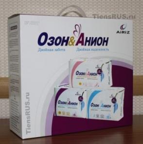 Прокладки Озон&Анион на страже женского здоровья