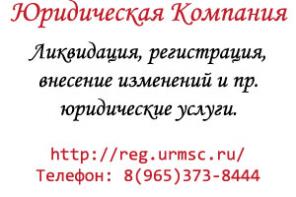 Профессиональная ликвидация ООО, ЗАО, ИП.