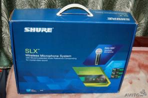 Микрофон SHURE SLX24/BETA58 проф.радиосистема.НОВЫЙ