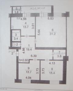 Кемерово, продам 3-х комн. улучш. общ.103,8м2