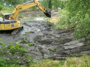 Очиска прудов, чистка водоема, чистка русло рек.