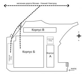 Производственный комплекс 15 500кв.м. на зем.уч. 3Га с ж/д ветками в черте города Ковров