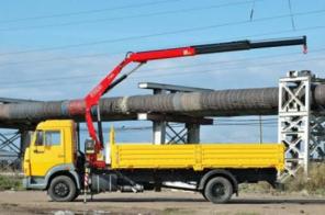 Бортовой автомобиль КАМАЗ-4308 С КРАНО-МАНИПУЛЯТОРНОЙ УСТАНОВКОЙ FASSI F80A.22