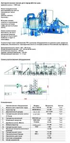 Линия по переработки автопокрышек в крошку