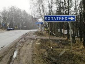 Участок в деревне Лопатино
