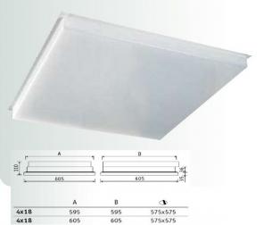418DR.OPL Светильник 418DR.OPL 595*595