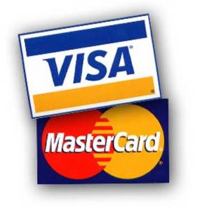 Кредитные карты Visa & MasterCard с пин кодом.