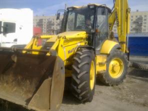 Экскаватор-погрузчик Komatsu WB97S, 2005года.