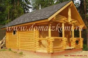 Продаётся банька из оцилиндрованного бревна