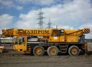 Автокран «Demag АС 155» 55тн., 60м,, 6х6 (крабовый ход)