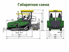 Асфальтоукладчик Vogele 1600 Super, 2001 года.
