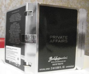 Hugo Boss Baldessarini private affairs (муж.) пробники - 0.2 мл. (0.06 FL.OZ.)