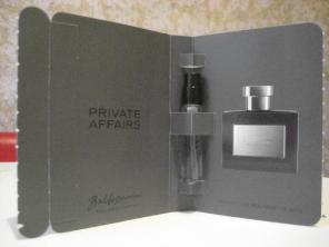 Hugo Boss Baldessarini private affairs (муж.) пробники - 0.2 мл. (0.06 FL.OZ.)