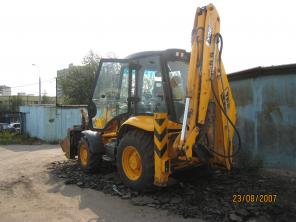 Экскаватор-погрузчик (АРЕНДА), цена от 8000руб JCB-3CX(4СХ) гидромолот, узкий траншейный ковш, котлованы