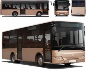 Автобусы ZAZ A10C33 пригородные.