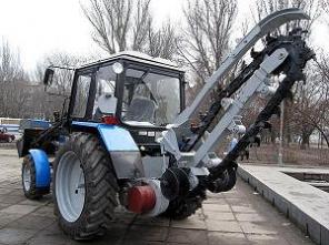 Навесное оборудование (грунторез) на базе трактора МТЗ 82.1