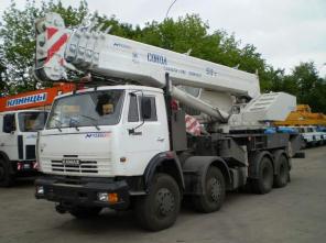 Автокран "СКАТ-50" на шасси Камаз, г\п 50 тонн, 2011 г.в., новый