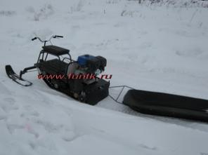 Лыжный модуль для мотобуксировщиков