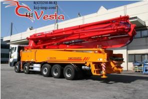 Продается бетононасос Dong Yang DMC55XRZ 52 метра 2010г
