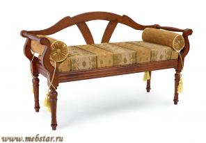 Банкетка из массива ореха Art de barocco