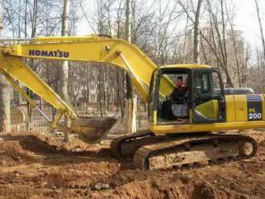 Экскаватор гусеничный Komatsu PC200, 2007года.