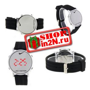 Бинарные часы наручные LED watch
