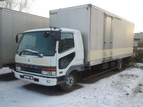 Грузоперевозки. ММС FUSO 5 тонн фургон, объем 38м3. Город/ меж город.