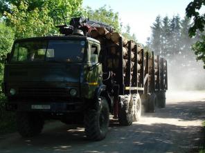 ЛЕСОВОЗЫ -СОРТАМЕНТОВОЗЫ на базе КАМАЗ , УРАЛ , МАЗ с РОСПУСКОМ и