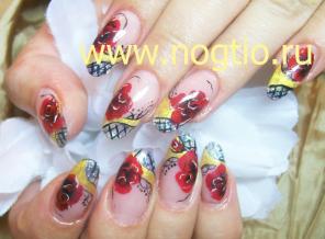Наращивание ногтей, маникюр, педикюр, shellac на новый год!