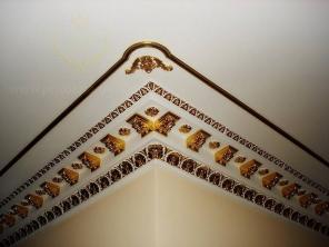 Сусальное золочение. Позолота лепнины сусальным золотом и поталью.