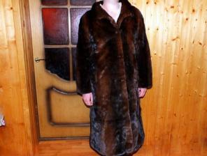 Длинная норковая шубка SAGA MINK ROYAL
