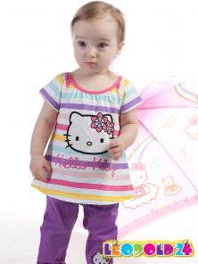 Футболка Hello Kitty радуга