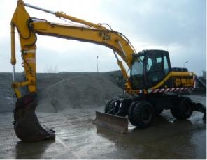 Колесный экскаватор JCB