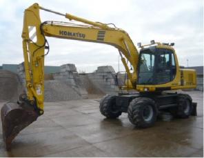 Колесный экскаватор Komatsu