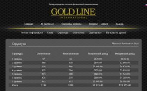 Работа в Международной системе GOLDLINE