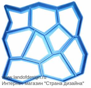 Форма для изготовления садовых дорожек и площадок