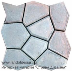 Форма для изготовления садовых дорожек и площадок