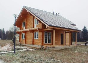 Дом из клееного бруса 160 кв.м на уч. 10 сот.