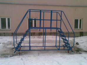Мобильная площадка, помост для досмотра автомобилей 8Ч955222605