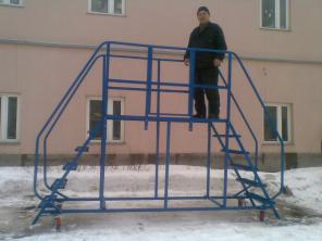 Мобильная площадка, помост для досмотра автомобилей 8Ч955222605