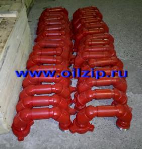 Колено шарнирное ЭП 9905 (ЭП 9905.000) 50X70 Колено шарнирное сдвоенное ЭП 9906 (ЭП 9906.000)