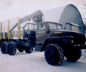 Лесовоз - сортаментовоз на базе Урал 4320 - 1987 г.в.
