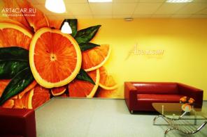 Роспись стен от 19 копеек за см2 !