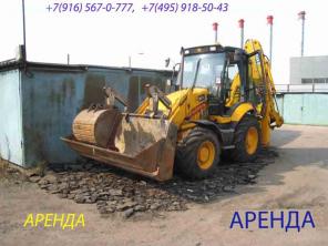 АРЕНДА ЭКСКАВАТОРА-ПОГРУЗЧИКА JCB-3CX от 9000р г/молот, земляные работы, узкий траншейный ковш