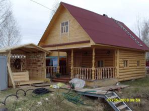 Вологодские срубы домов и бань.