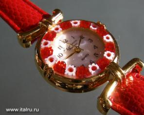 Подарки для женщин часы венецианское стекло Италия доставка