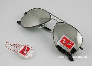 Очки RayBan Aviator зеркальные очки рэй бан авиатор