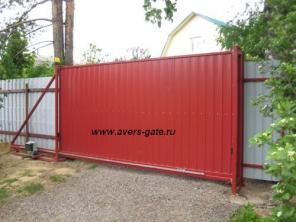 Откатные автоматические ворота.