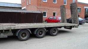 Продам полуприцеп площадка-трал в отличном состоянии