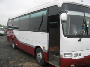 Автобус Hyundai Aerotown 2009 год, 33 места + 1 гид, EURO 4, туристический, междугородний, двигатель D6DA мощностью 196 л.с., две двери.